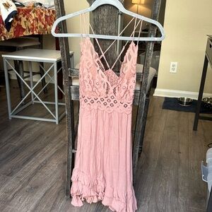 Free People Adella Slip Dress
